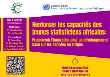 Side event of Takwimu Young African Statisticians (YAS) Programme on the margins of the 9th Session of the Statistical Commission for Africa