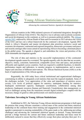 Programme des Jeunes statisticiens africains