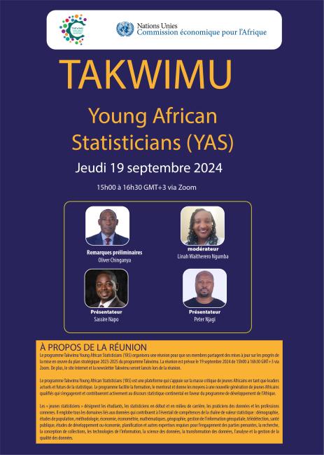 du programme Takwimu pour les jeunes statisticiens africains